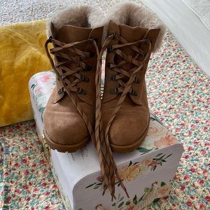 Loft brown booties